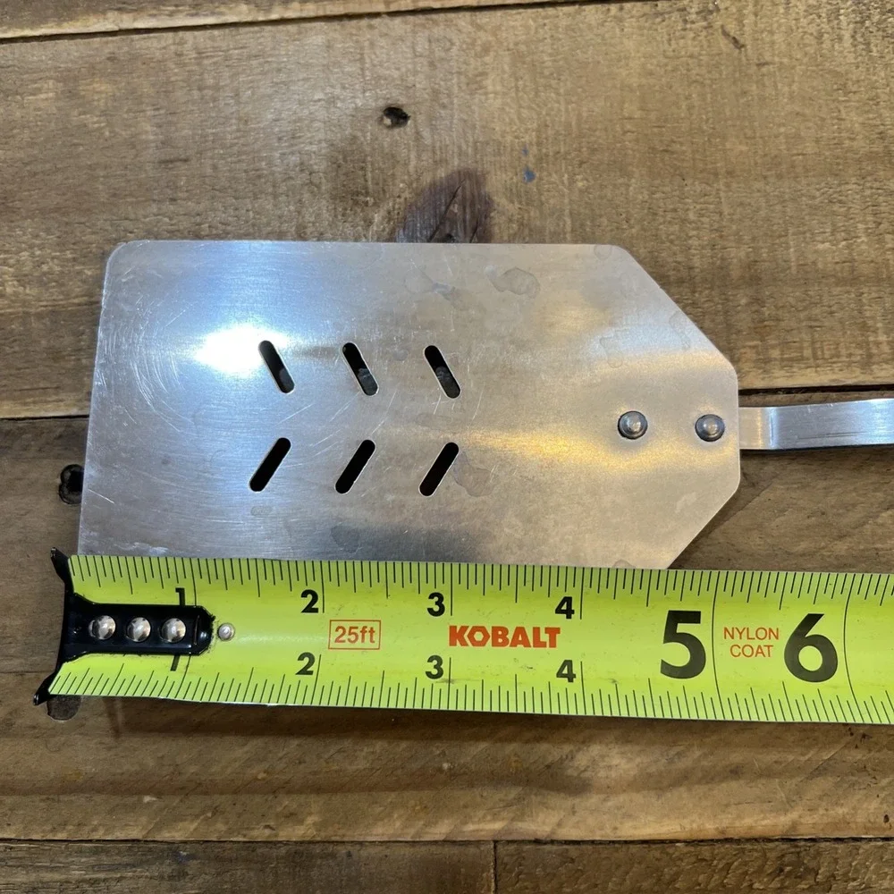 Vintage Unbranded Solid Stainless Spatula 18.5
